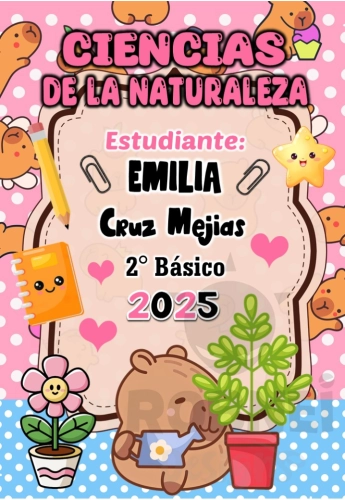 Capibara Kawaii Ciencias de la Naturaleza